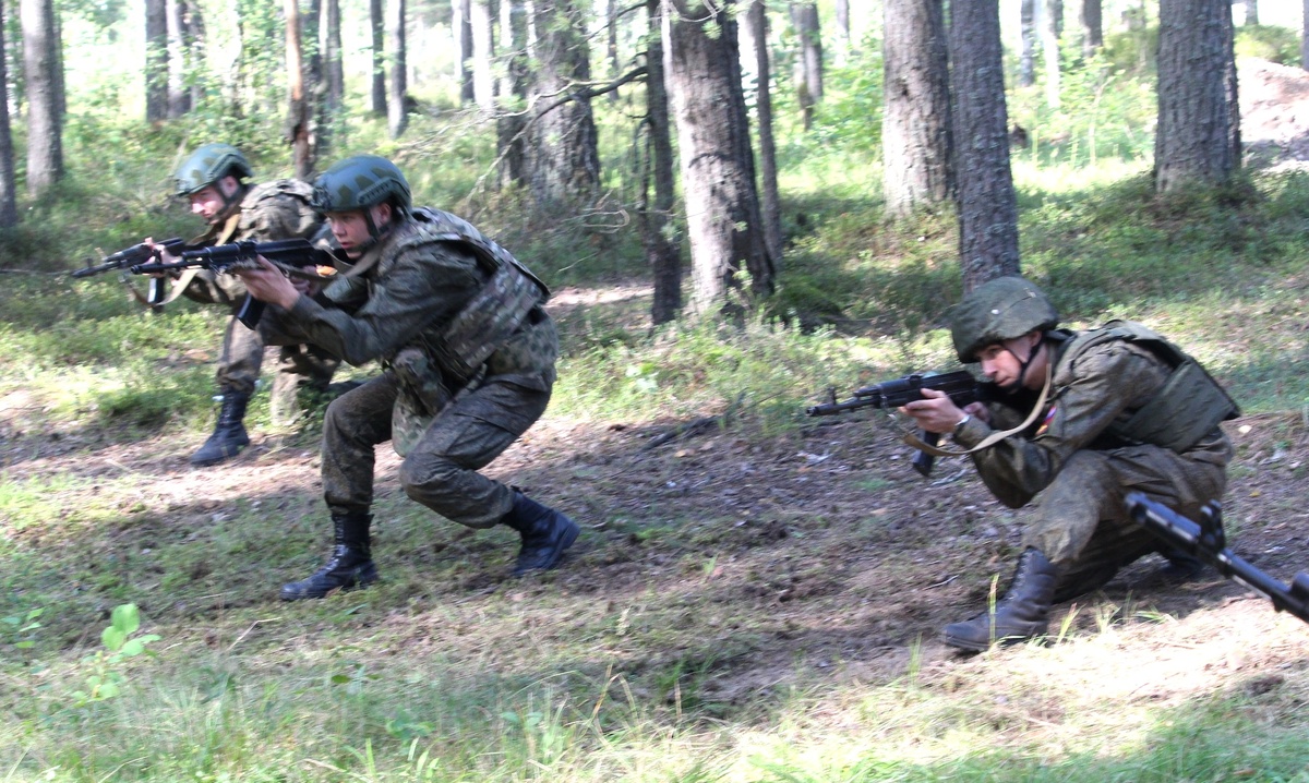 Работа огневой группы