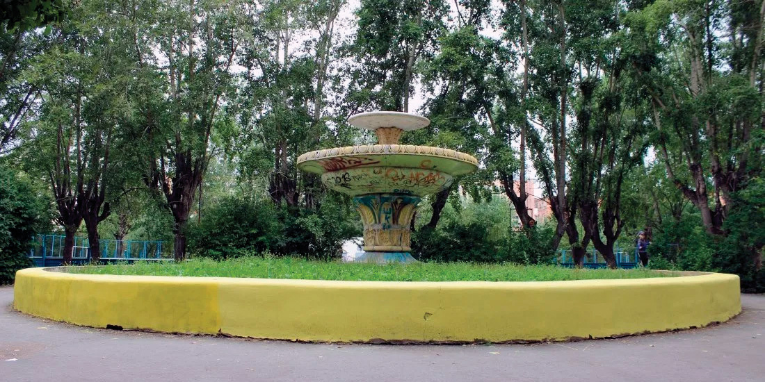 Фонтан на территории "Дворянского гнезда" 2015