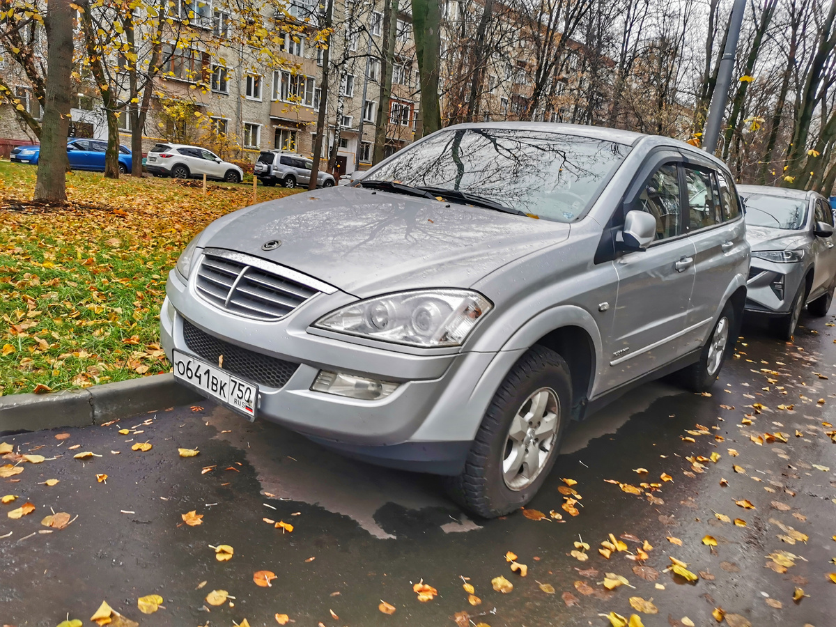 Внедорожник SsangYong Kyron. Во дворах на улице Маршала Рыбалко.