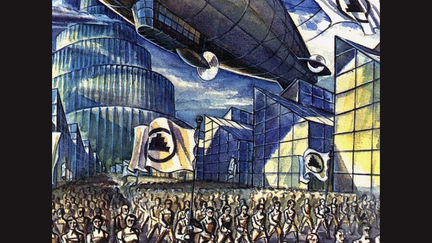 Иллюстрация к роману "Мы"