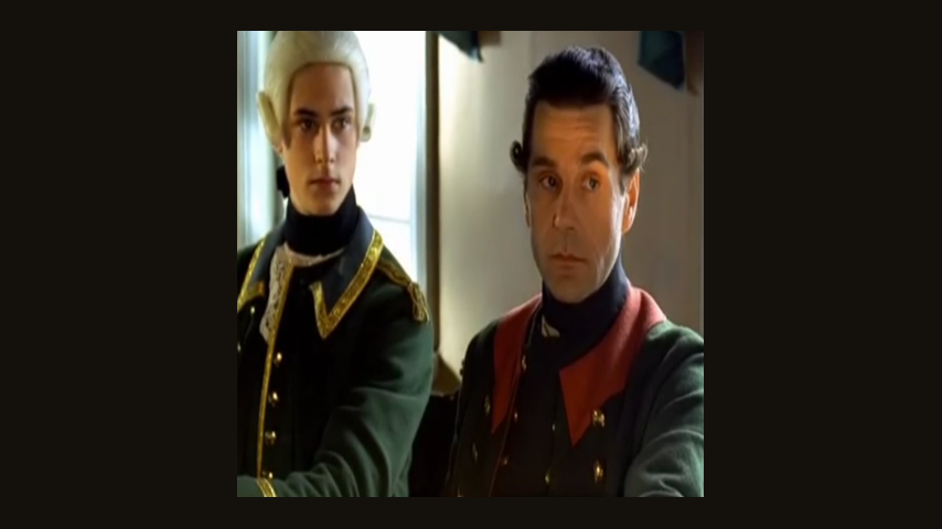 Гринев и Швабрин. Х/ф "Русский бунт". 