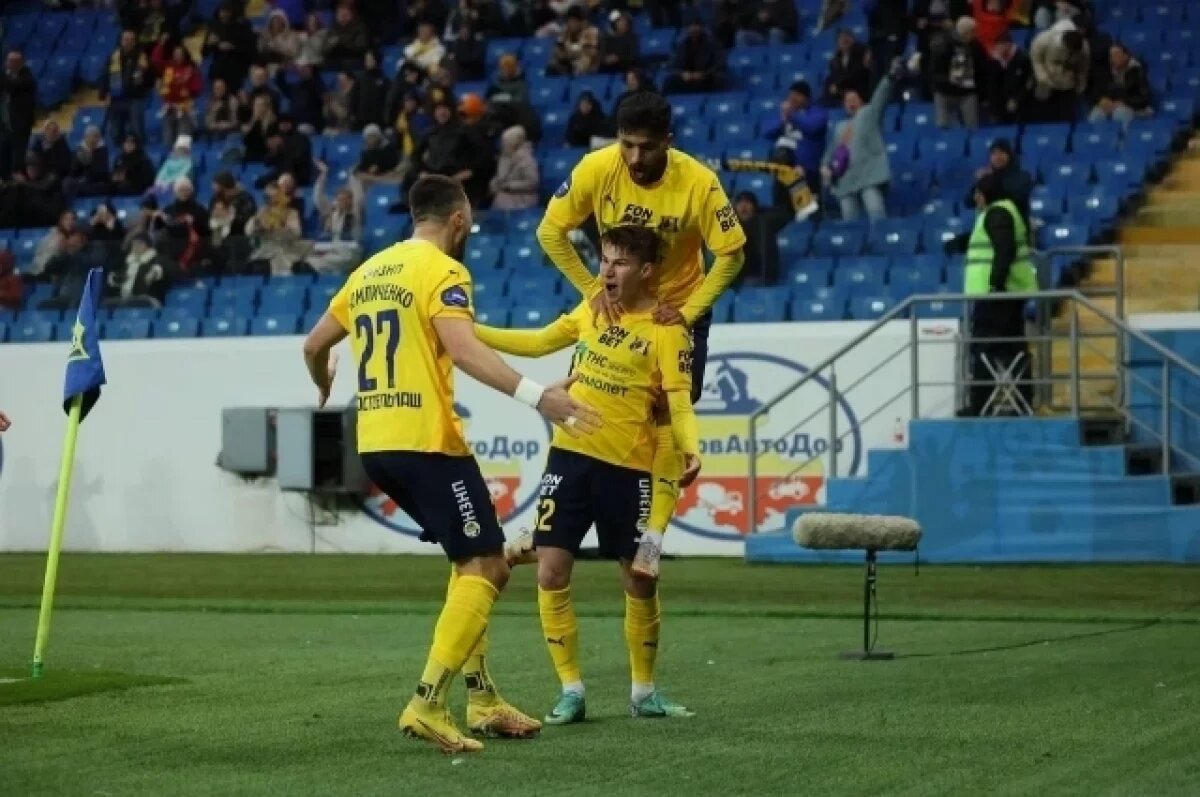    ФК «Ростов» выиграл у «Химок» после серии неудач