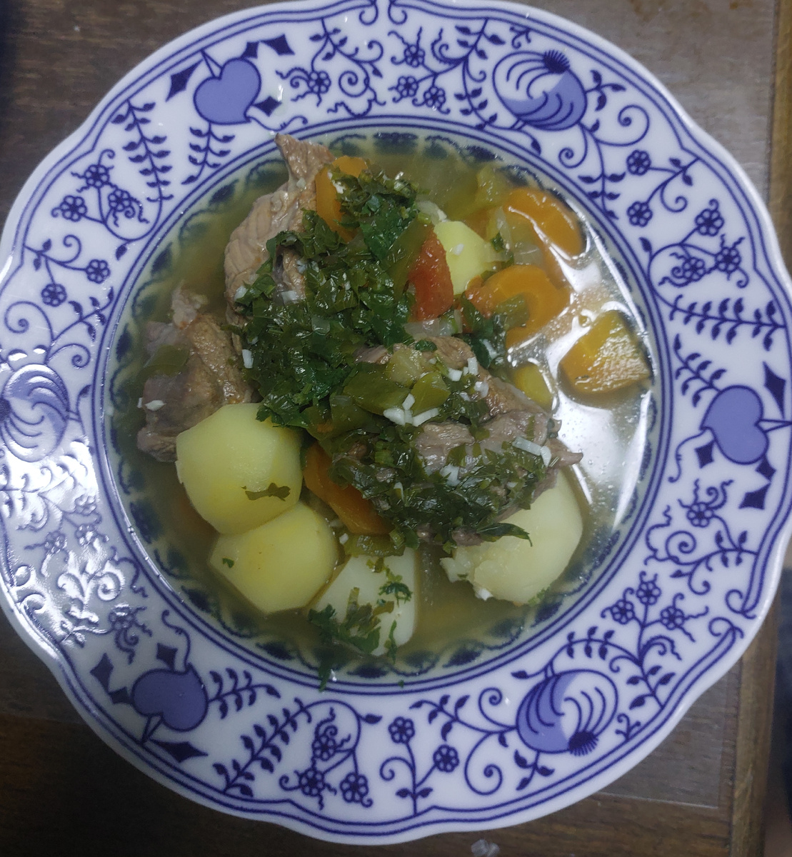 Хашлама! Рецепт в моем исполнении.