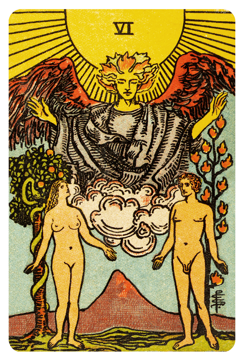Влюбленные. Карта из колоды Уэйта