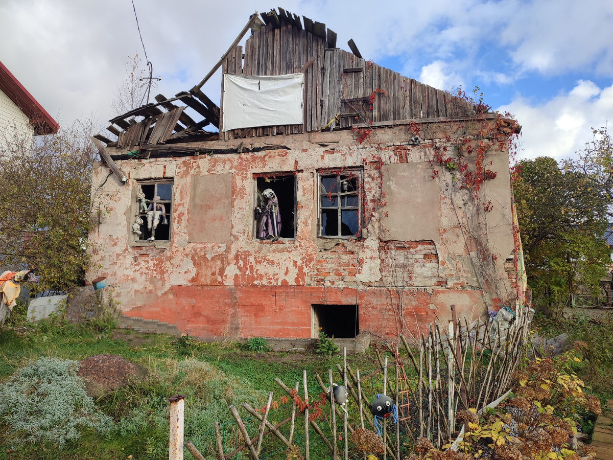 Старый финский дом, где жил Тимофей с красавицей женой. 