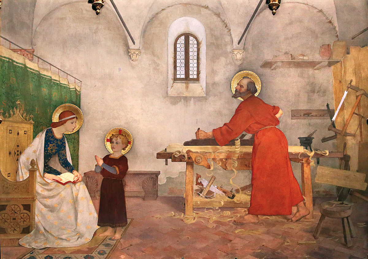 Модесто Фаустини, "Истории святого Иосифа", 19 век.