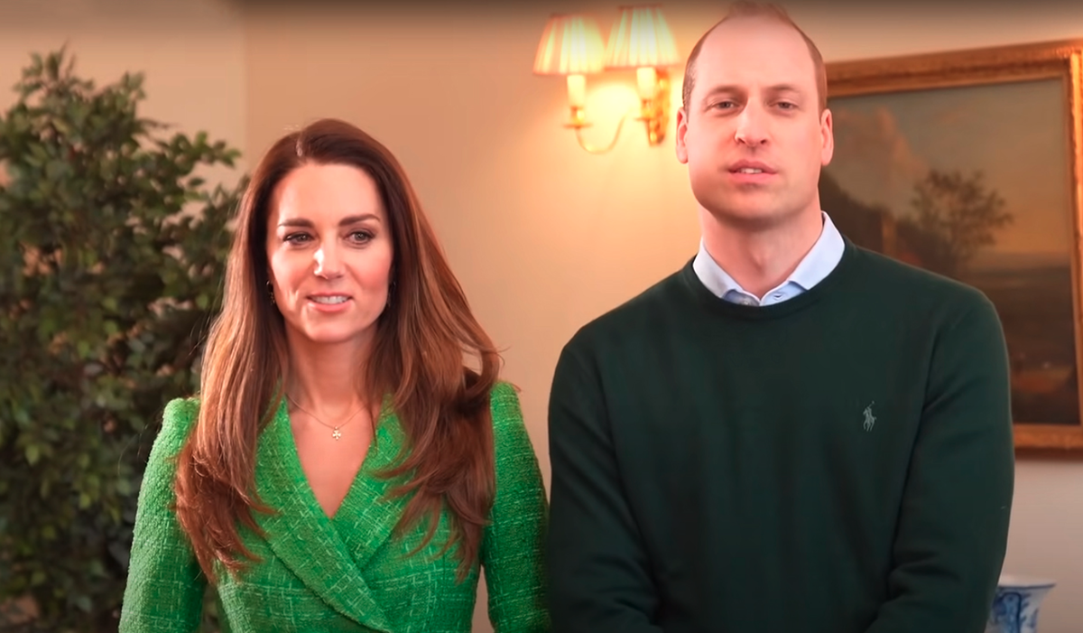    Кейт Миддлтон и принц Уильям. Кадр: YouTube