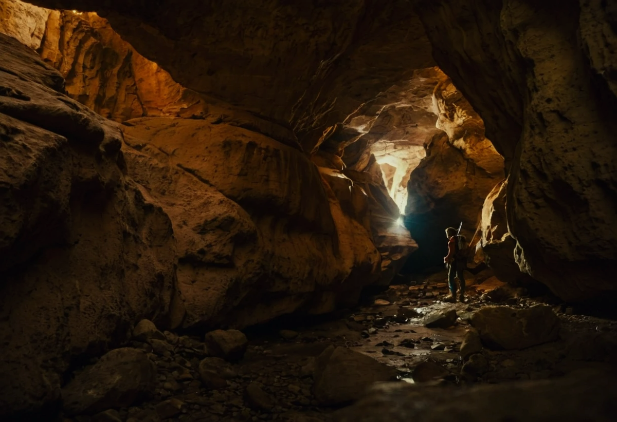 По мнению Патрика, в пещерах кто-то обитает.