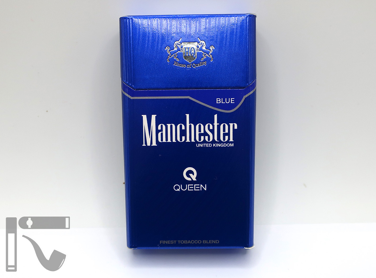 Сигареты Manchester Blue. Фото: © канал "Уголок Курильщика"