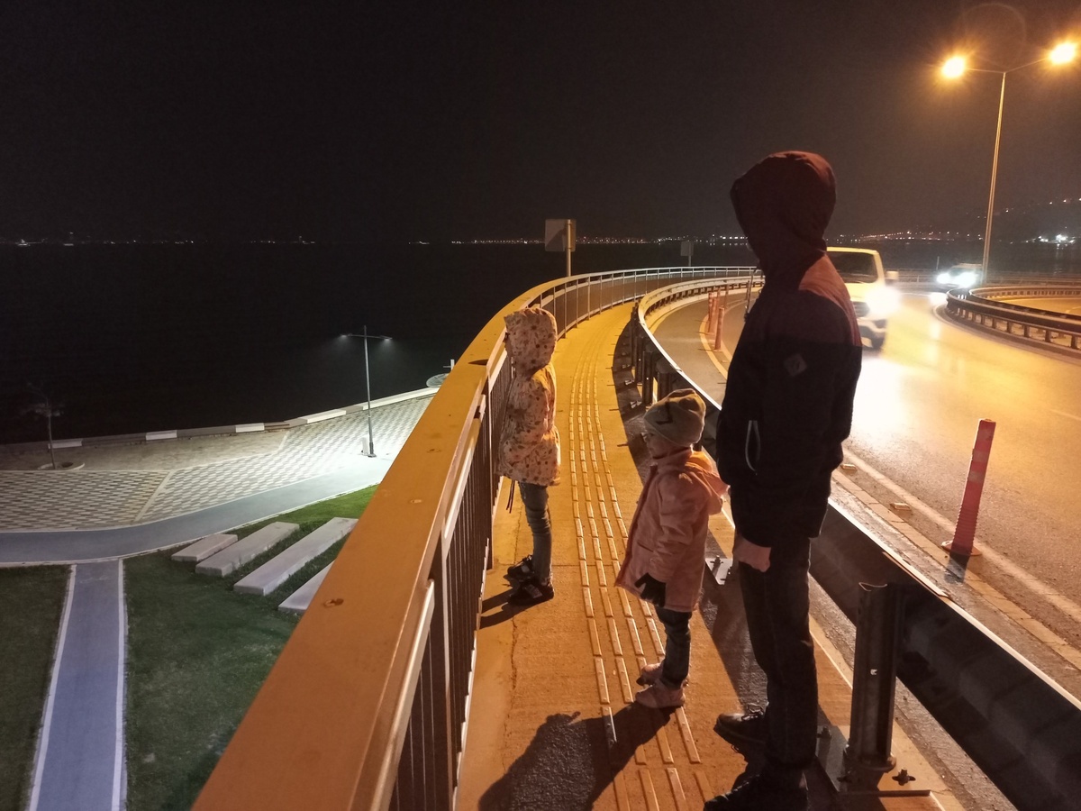 Тоскливо смотрят на набережную.