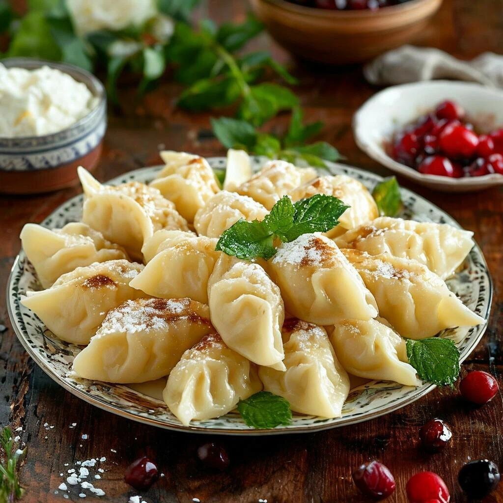 Вареники с вишней