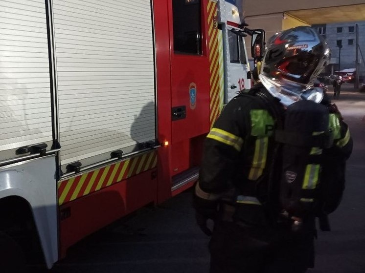     Пожарные выехали на место происшествия. Фото: МК в Питере