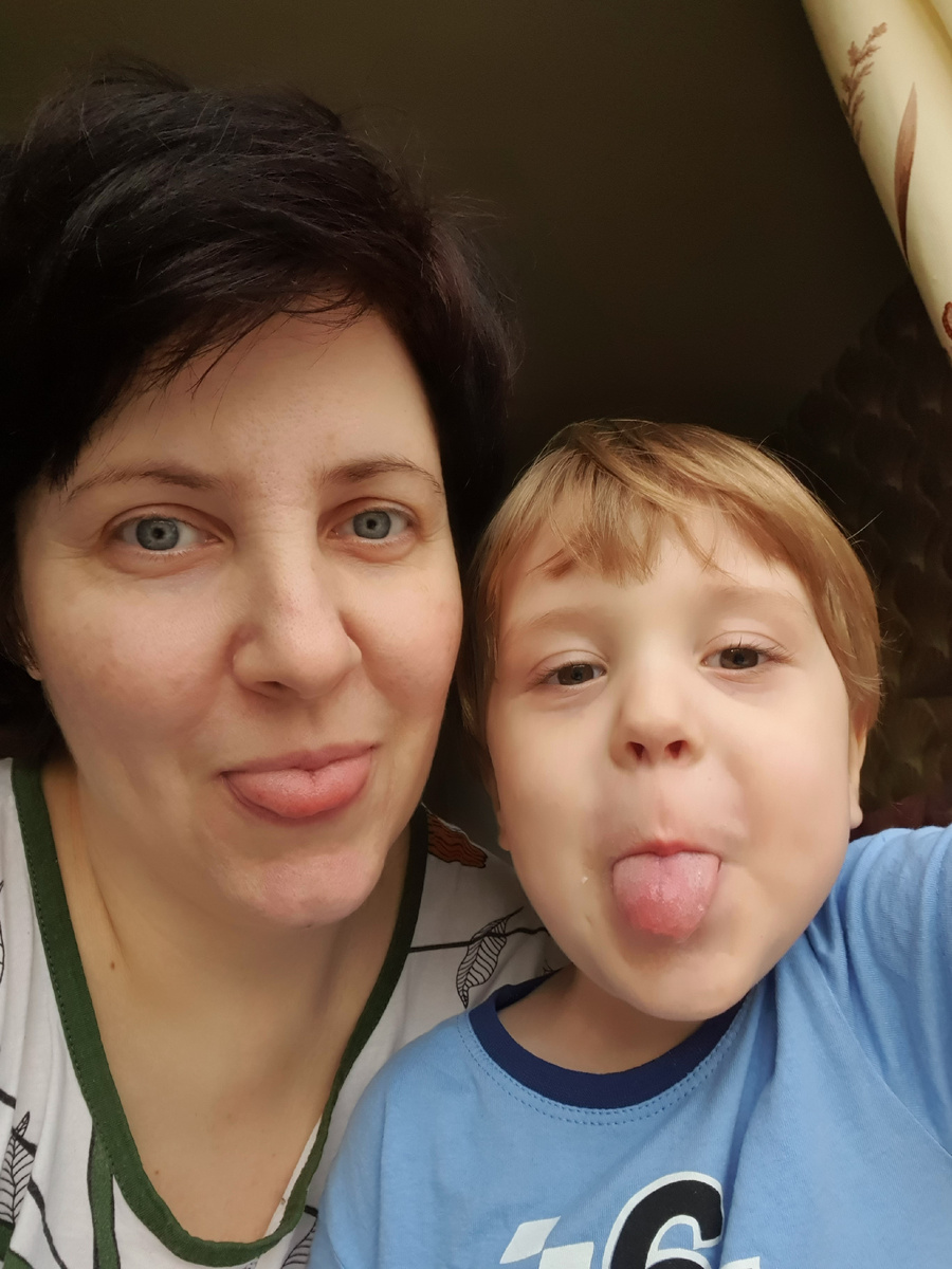 Мама и Игорёк