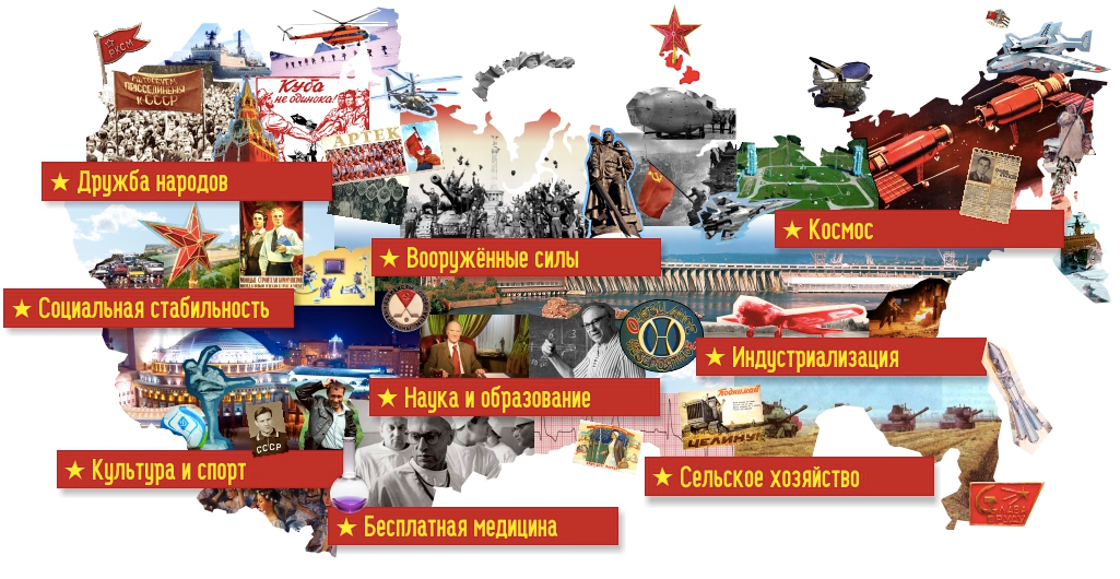 Как показать все достижения СССР - Советского народа???  ТО что про...ли?