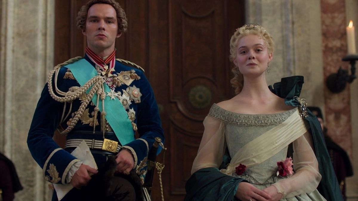 Петр и Екатерина (кадр из зарубежного сериала "Великая") 