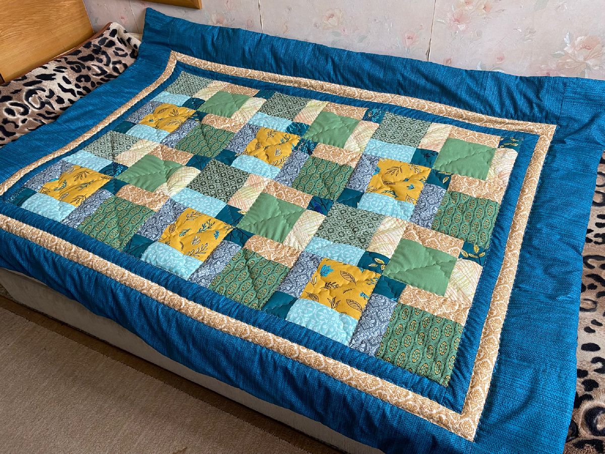 Мое лоскутное одеяло, блок «исчезающая девятка»