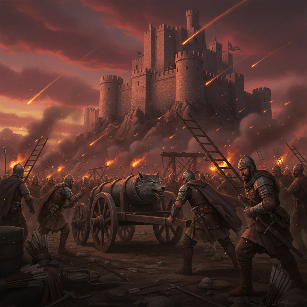 Осада замка без горных троллей.