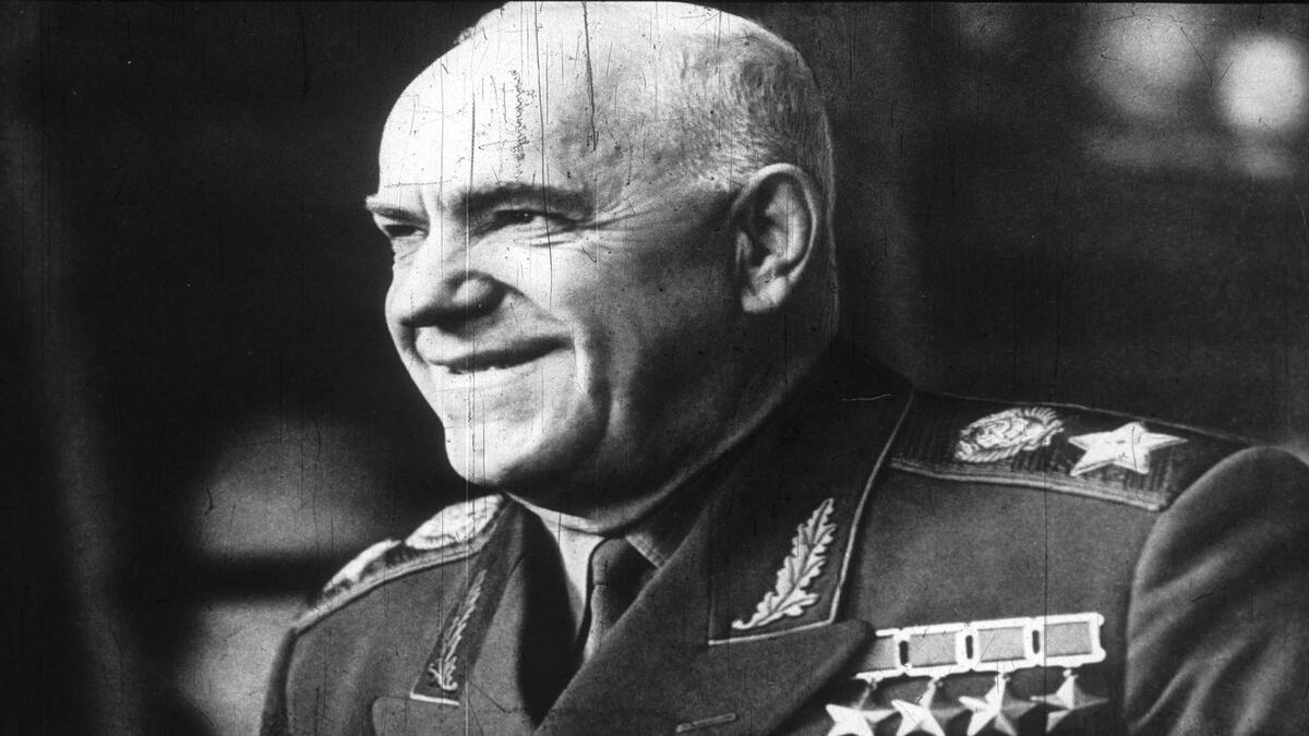 Маршал Жуков Георгий Константинович, четырежды герой Советского Союза. Фото: letopis-muzhestva.rgdb.ru
