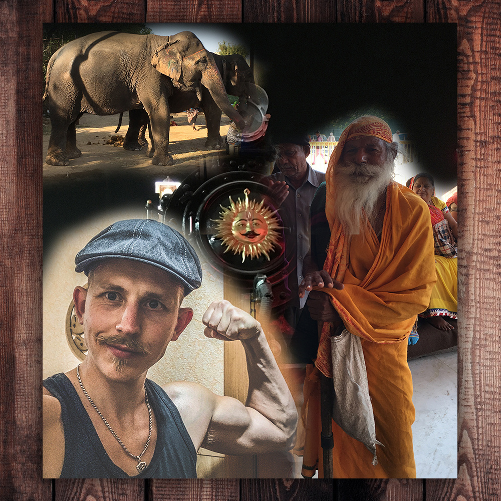 Я тогда усы носил, меня в аэропорту назвали "Рашн Мафия" =) (Степан Корольков)