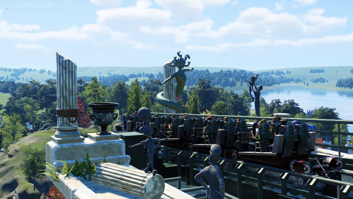 Скриншот из игры "Planet Coaster 2"