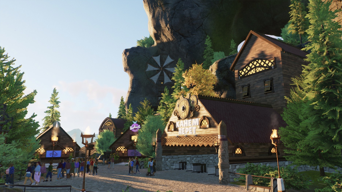 Скриншот из игры "Planet Coaster 2"