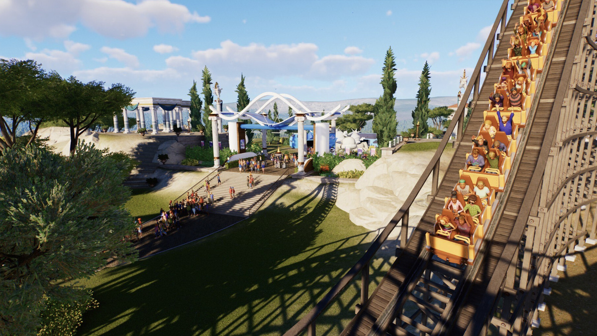 Скриншот из игры "Planet Coaster 2"