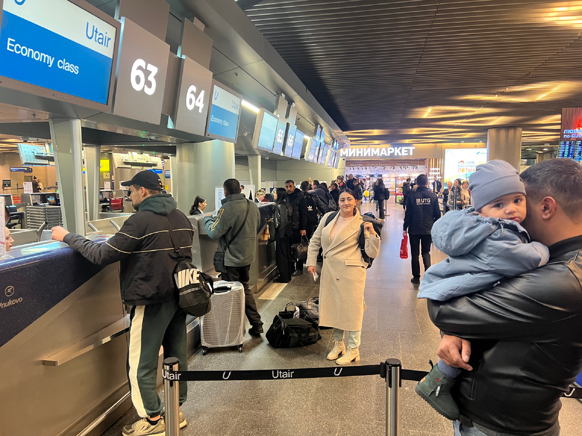 Сдача багажа авиакомпания UTAIR