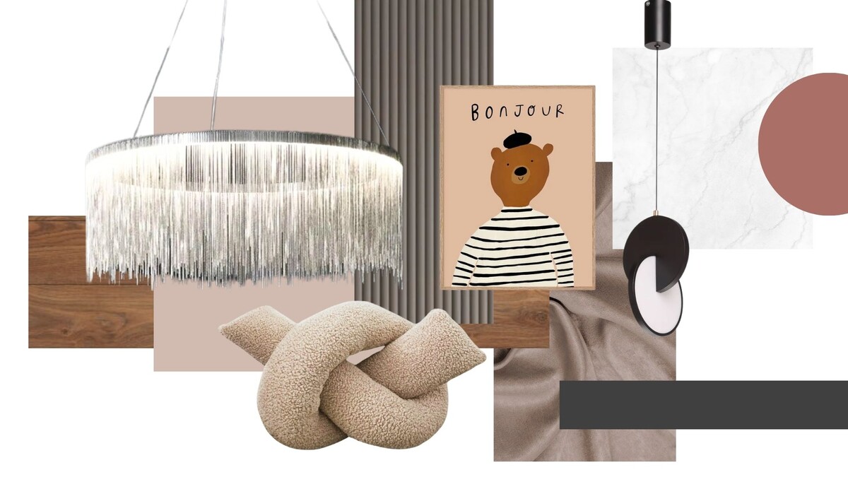 Коллаж-мудборд, моя любимая часть работы над проектом