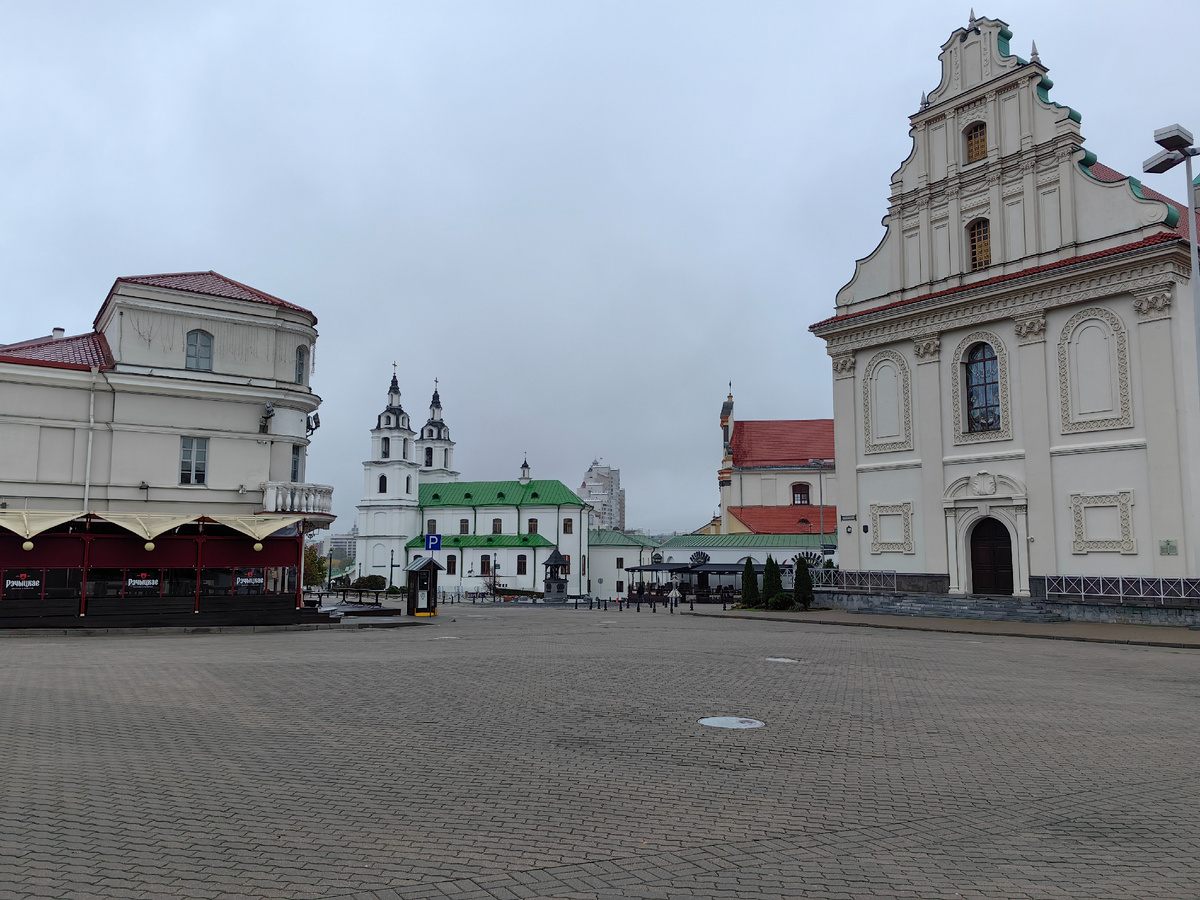 Минск верхний (старый) город /фото автора 