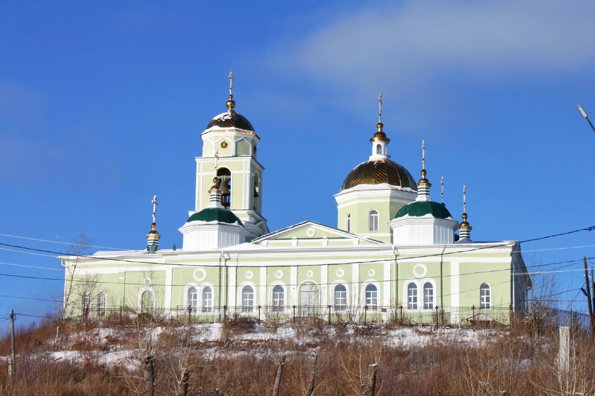 Фото автора. Храм во имя Святой Троицы (г.Полевской).