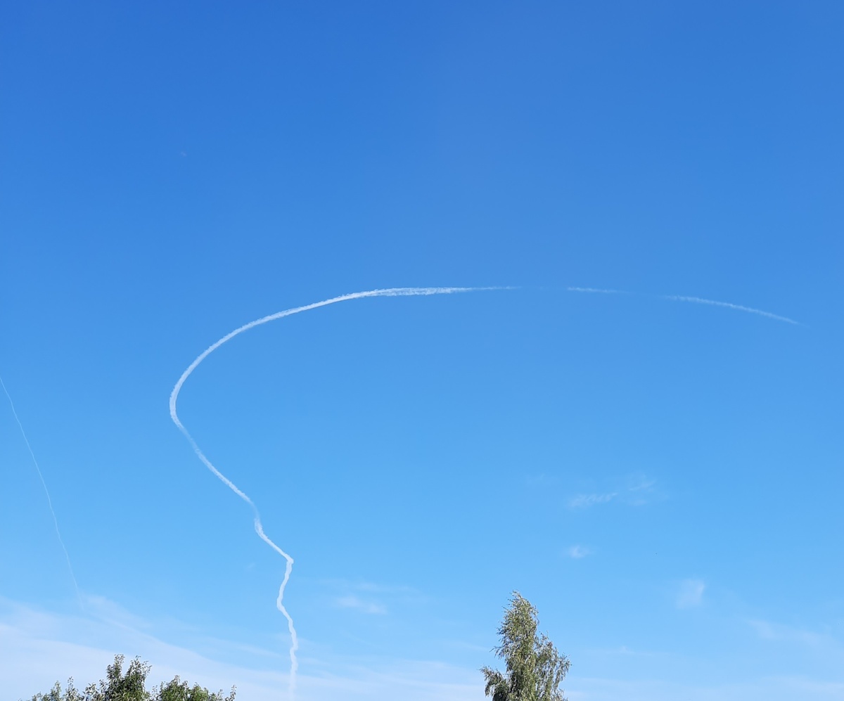 Крутой разворот. Фото автора 