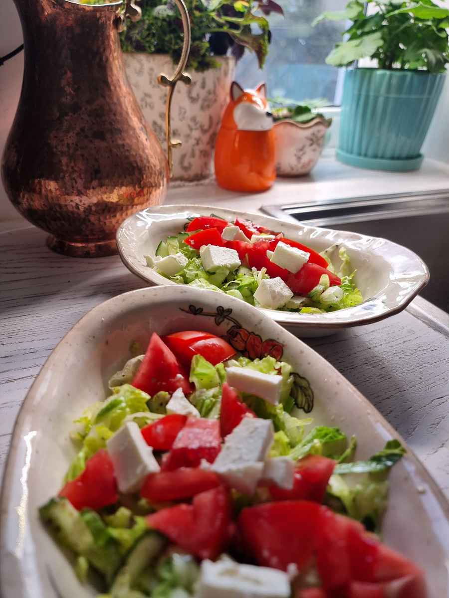 Салат. фото автора.