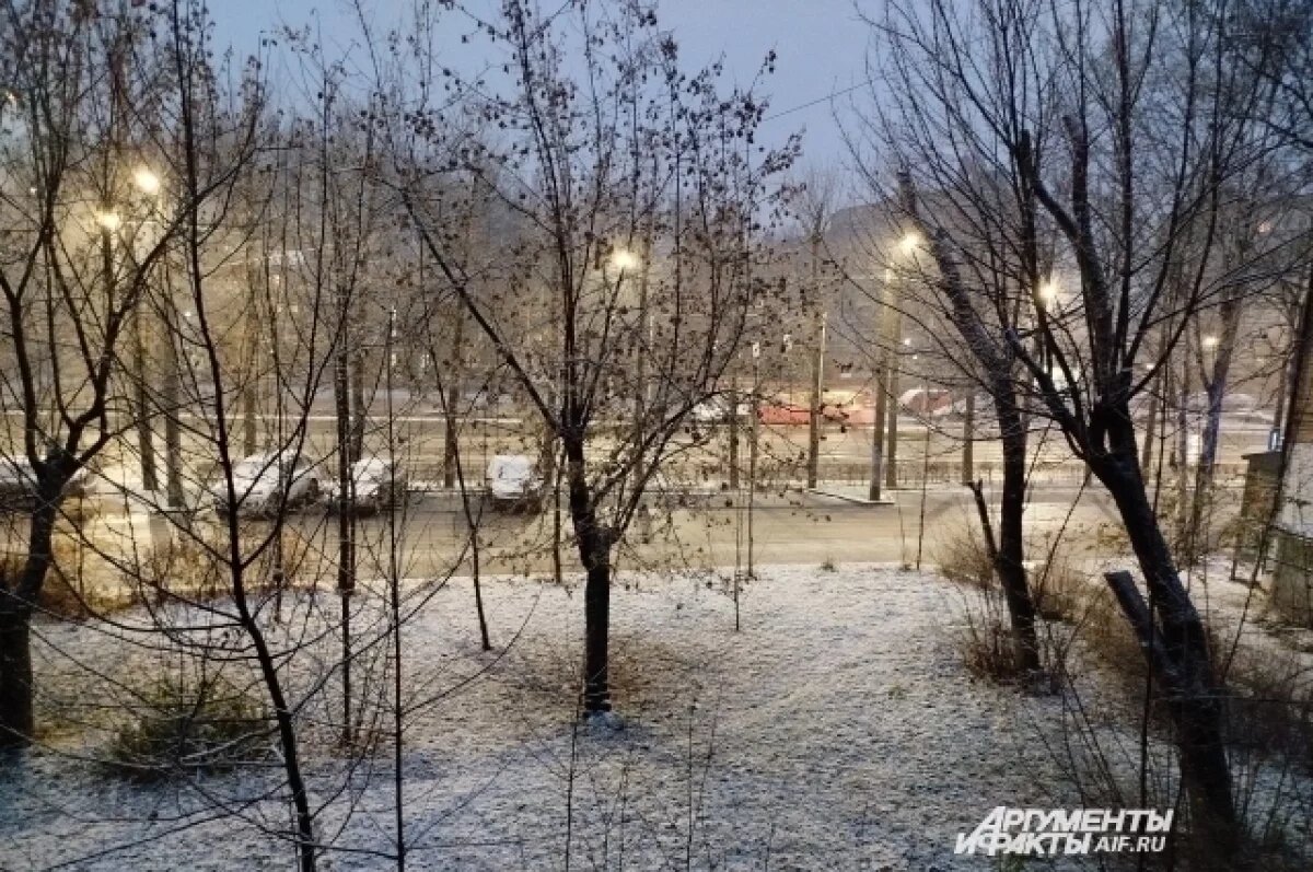    В Перми устойчивый снежный покров образовался даже в центре города