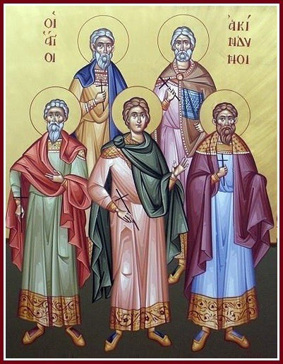 Мученики Акиндин, Пигасий, Аффоний, Елпидифор, Анемподист Персидские и иже с ними 