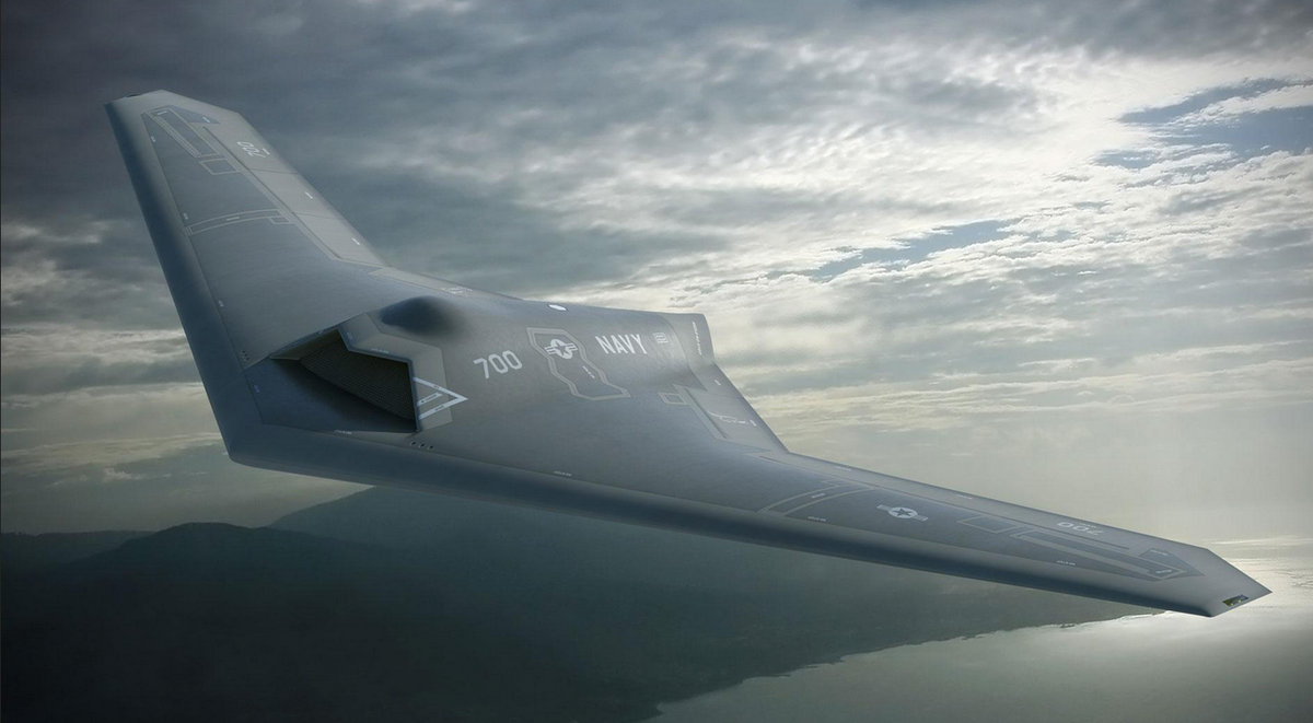 Дрон RQ-170 Sentinel в военно-морском варианте. Американцы уверяют, что именно их дрон, угнанный технической службой КСИР, стал прообразом сразу несколько БПЛА его прямых противников. Фото US NAVY