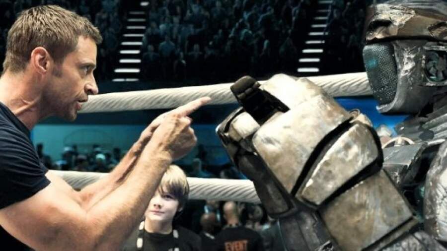 Кадр из фильма "Живая сталь" (2011)