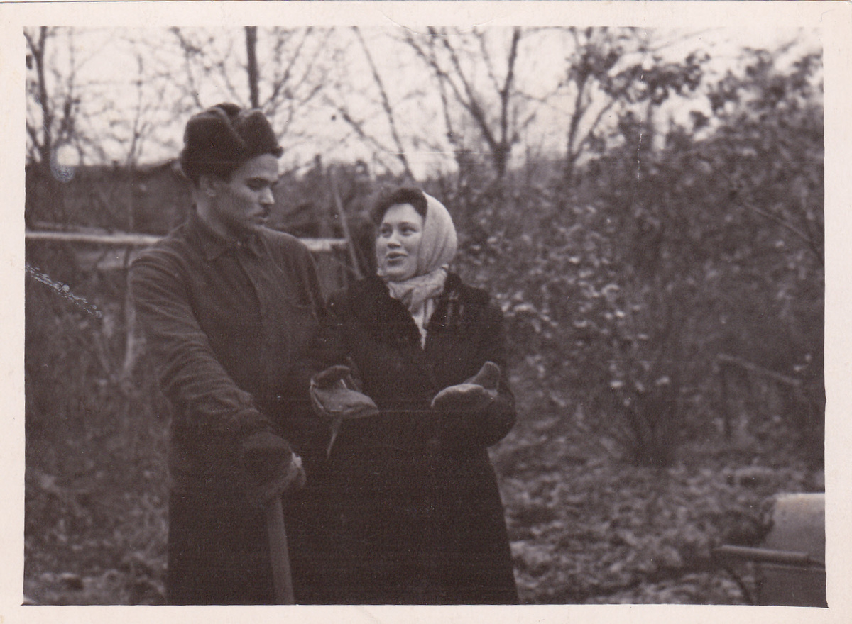 Анатолий Арсентьевич Бабий, Раиса Александровна Бабий (Сергеева), 1963 год