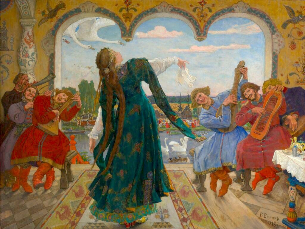 
Картина В. Васнецова «Царевна-лягушка», 1918 г. Государственная Третьяковская галерея