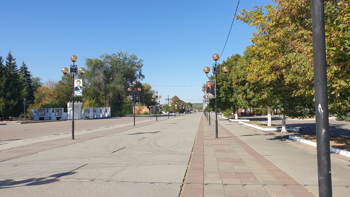 Пешеходная зона в центре города