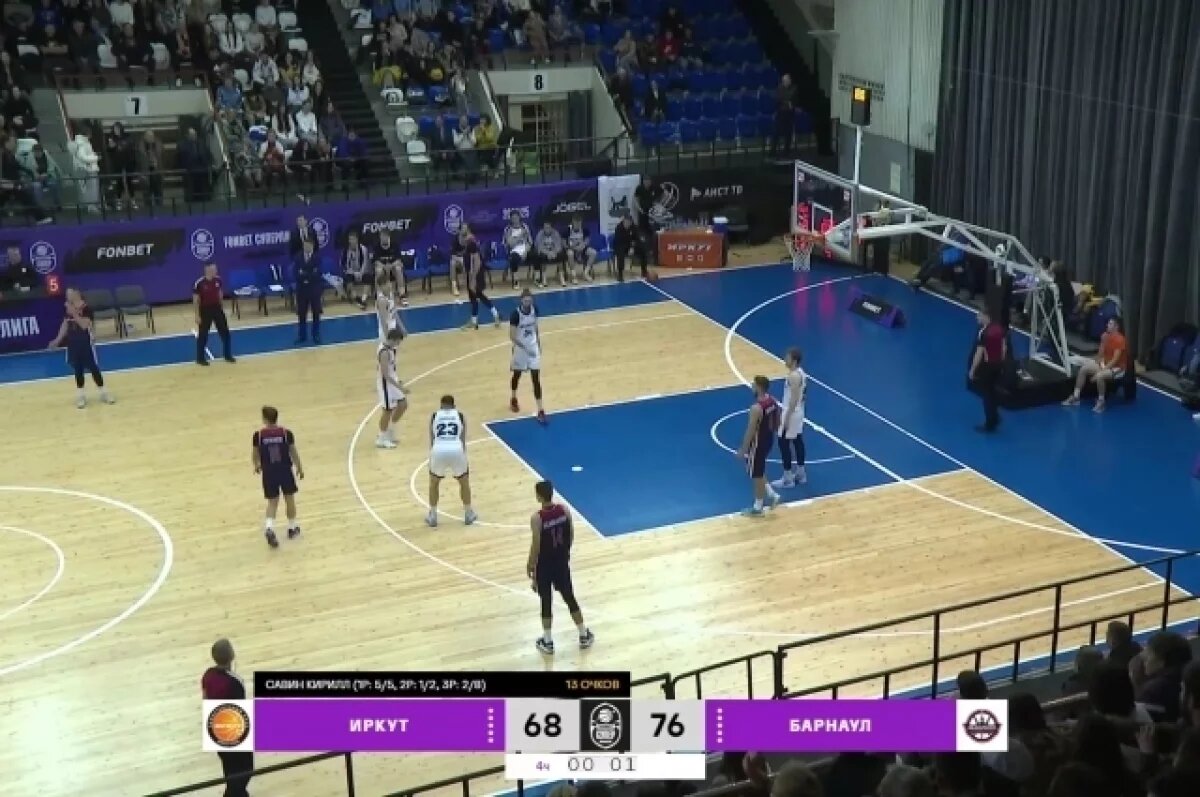    Третью выездную победу подряд одерживают баскетболисты «Барнаула»