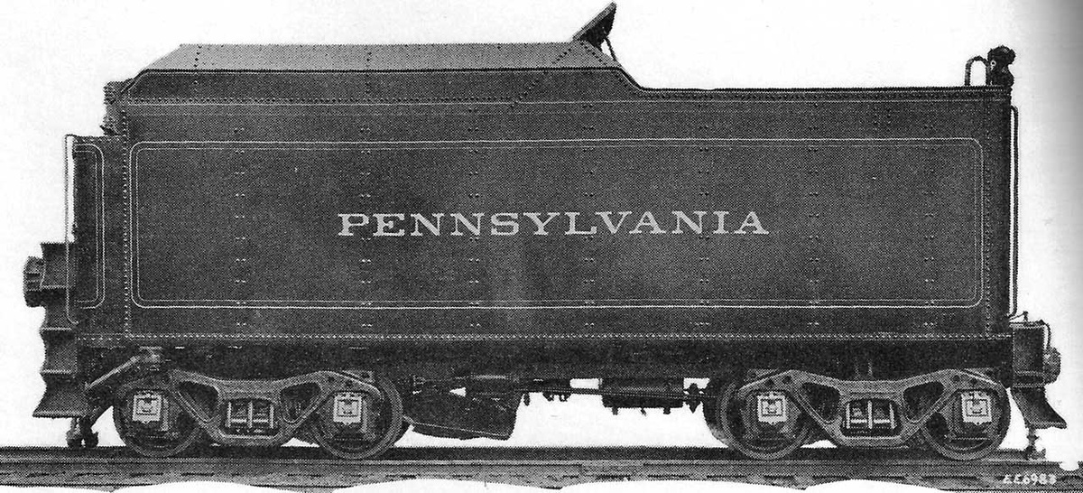 Картинка из свободных источников. Тендер PRR K4s 110-P-75.