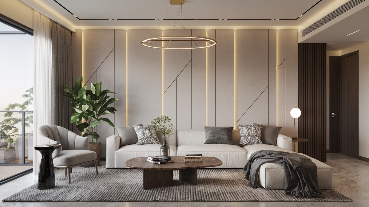 Акцентная стена из панелей — стильный и уютный элемент интерьера