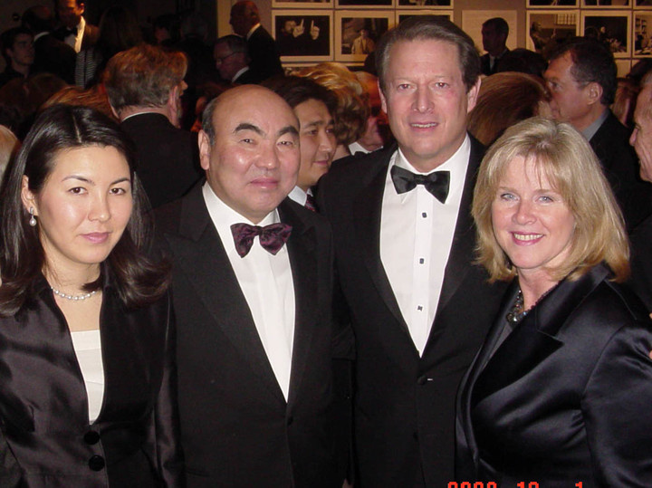 А.Акаев Ал.Гор,Типпер ГорФото: Из личного архива