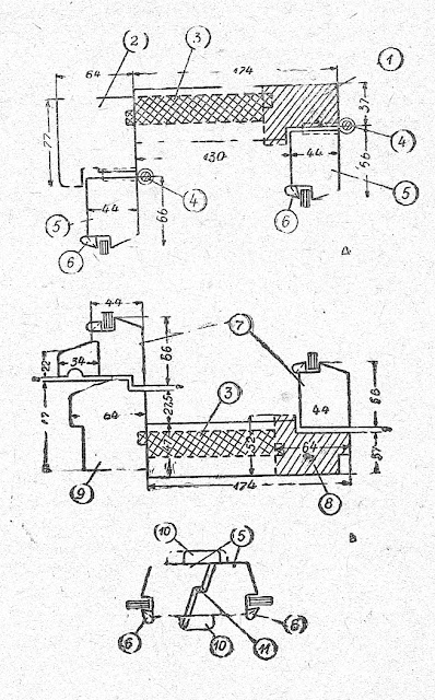 Детали составной оконной коробки