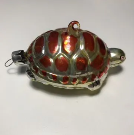 Ёлочная игрушка времён СССР. Черепашка.