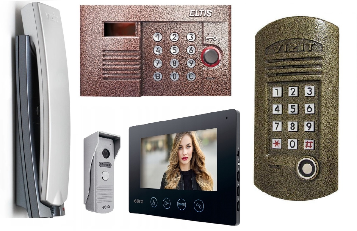 Рисуно 1.Внешний вид домофонов.