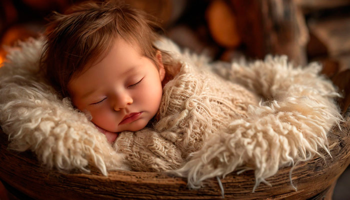 Младенцев укрывали шерстью, чтобы уберечь от сглаза. Фото: Шедеврум
