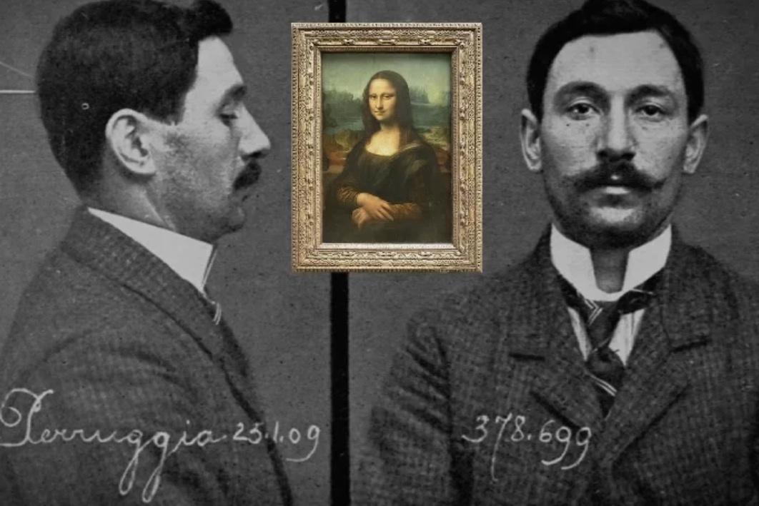 Винченцо Перуджа и похищенный им шедевр | Фото: pbs.org и kpnemo.eu