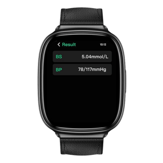 Ключевые параметры видны на циферблате часов.