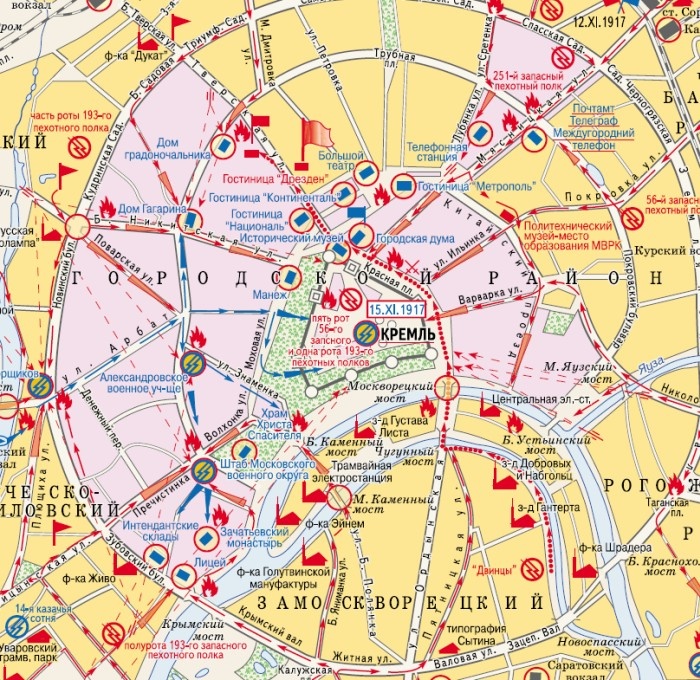 Бои в Москве, 1917 год.